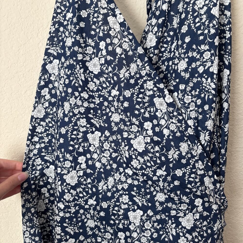 Ann Mashburn Liberty Fabrics Floral Printed Wrap Maxi Dress - Picture 5 of 11